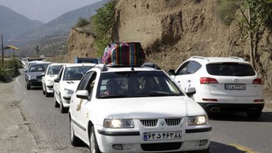 مسدود شدن جاده چالوس