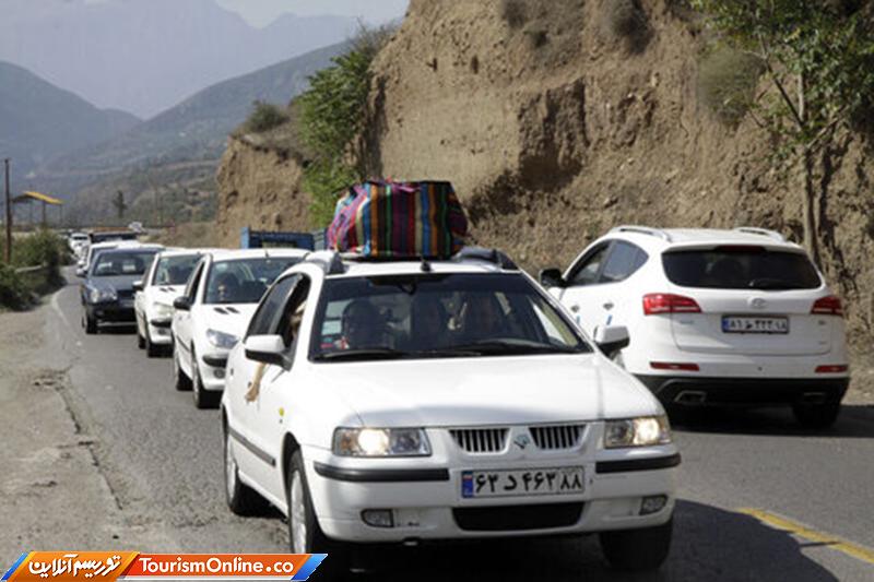 مسدود شدن جاده چالوس