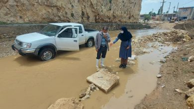 کشف کتیبه در سیل زنجان