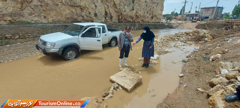 کشف کتیبه در سیل زنجان
