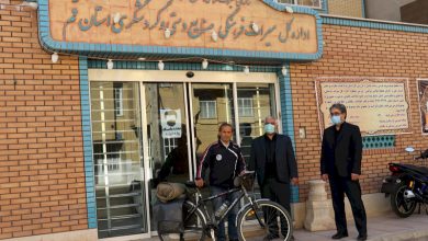 دوچرخه سوار آملی در قم