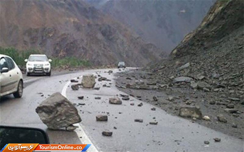 ریزش سنگ مازندران