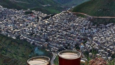 نمایی از شهر پاوه