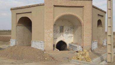 مرمت حوض انبار گناباد