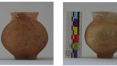 مرمت شی سفالی در کرمانشاه