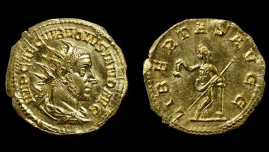 کشف سکه تاریخی امپراتوری روم