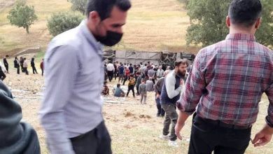 سقوط اتوبوس