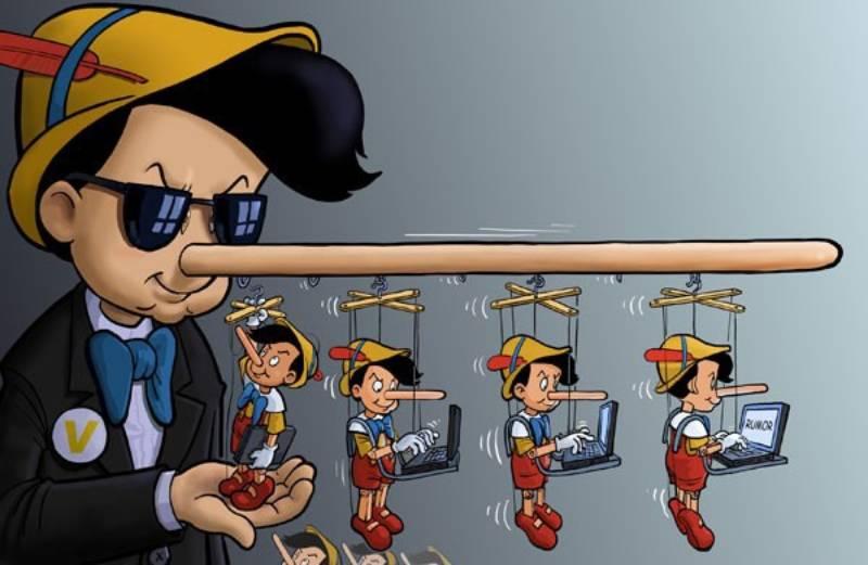 نشر خبر دروغ در فضای مجازی