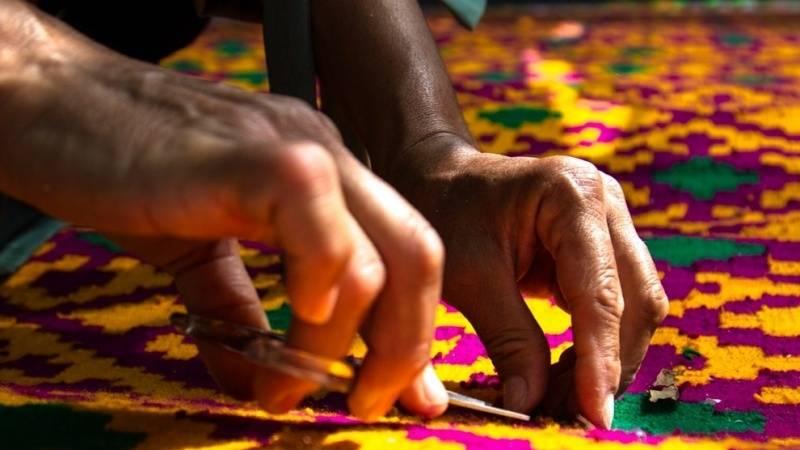 بزرگ‌ترین گلیم دست‌بافت دنیا 