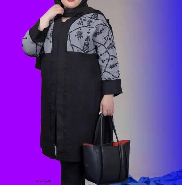 بهترین مدل مانتو  1401برای خانم های چاق شیک پوش!