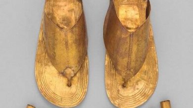 صندل‌های طلای مصری های باستان