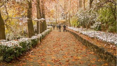 خراب از باد پائيز خمارانگيز تهرانم