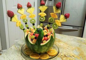 تزیین هندوانه شب یلدا