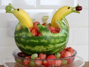 تزیین هندوانه شب یلدا