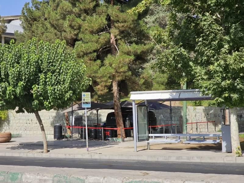 ایستگاه های اتوبوس در شهرک غرب تهران یکی از دسترسی