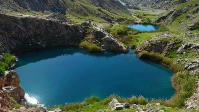 دریاچه دو قلوی سیاه گاو آبدانان