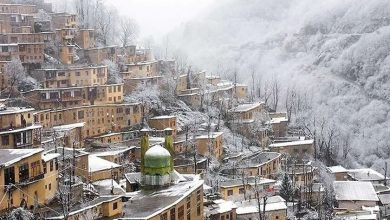 روستای برفی ایران 