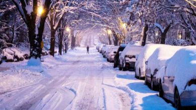 تگرگ و بارش شدید برف