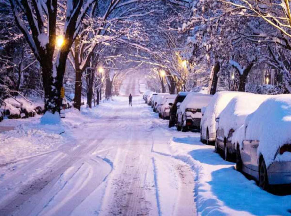 تگرگ و بارش شدید برف